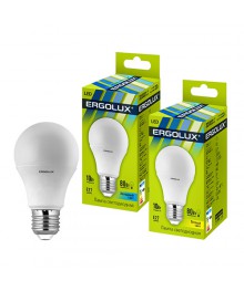 Эл. лампа светодиодная Ergolux LED-A60-10W-E27-3K (ЛОН 10ВтE273000K172-265В,аналог 80Вт)уп.1/10/100нецк, Ленинск-Кузнецк, Барнаул, Горно-Алтайск, Бийск и др. Большой каталог светодиодных ламп оптом.