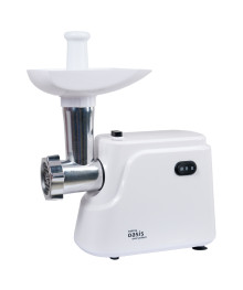 Эл мясорубка Oasis MG-TK1 Белый (1500 Вт, реверс)