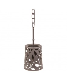 Ерш для унитаза в пл.подставке М5026 Флора французский серый (уп/12шт) Товары для ванной оптом с доставкой по Дальнему Востоку. Большой каталог товаров для ванной оптом.