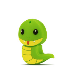 USB2.0 FlashDrives 8Gb Mirex SNAKE GREEN
