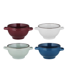 Бульонница, 600мл, керамика, 4 цвета