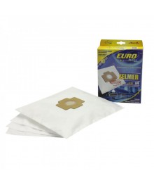 Euro clean E-37/4 шт мешки-пылесборники (Zelmer, Clatronic, Kenwood, Otto, Priveleg)кой. Одноразовые бумажные и многоразовые фильтры для пылесосов оптом для Samsung, LG, Daewoo, Bosch