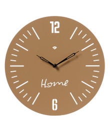 Часы настенные СН 3003 - 002 из металла, d=30 см, открытая стрелка, бежевый "Классика" (10)