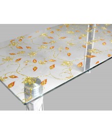 Клеенка GRACE силикон-прозрачная с рис. 0,6х20м 0,65 мм Laser LS-6605A