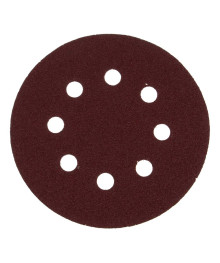 Круг шлифовальный ЕРМАК из абразивной бумаги на велкро основе, 8 отверстий, P60, 125 мм, 5 шт