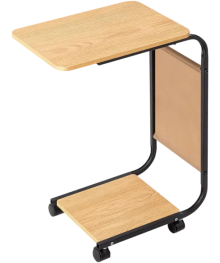 Стол журнальный Suro корич 40*30см,В 63см,колеса DEFENDER