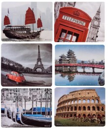 Коврик для мыши DEFENDER Journey (ассорти-6 видов) 240х190х0.4 ммоптом. Коврики для мышек оптом с доставкой по Дальнему Востоку. Большой каталог ковриков для мышек.