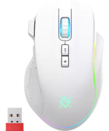 Мышь Defender беспр Immortal GM-421 игровая бел,8D,10000dpi,3в1,400mAh,RGB DEFENDE