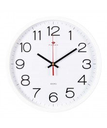 Часы настенные СН 3027 - 121W белый "Классика" круглые (30х30) (10)астенные часы оптом с доставкой по Дальнему Востоку. Настенные часы оптом со склада в Новосибирске.
