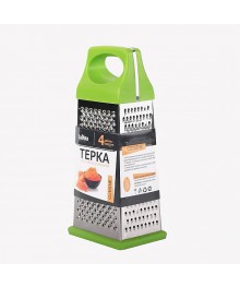 Терка LaDina 4 плоскости, пластмас. руч. (24см) №4000100-7 36шт/упшой ассортимент товара. Купить овощерезку в Новосибирске оптом по низким ценам большой ассортимент.