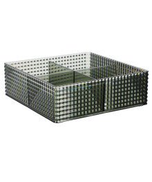 Органайзер для ванной комнаты, пластик, 16,5x16,5x5,5 см