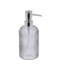 Диспенсер для жидкого мыла VETTA Асти, 350мл, стекло + АБС, 7,5x7,5x18,5см
