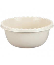 Миска 1,8л пластик М1311 круглая белый ротанг (26/уп)я СВЧ в Новосибирске большой ассортимент. Посуда со склада для микроволновки купить в Новосибирске.