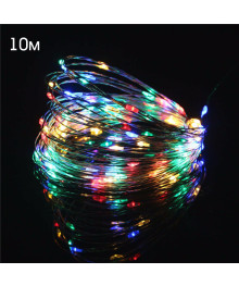 Гирлянда Огонек OG-LDG15 LED RGB (10м,3*AA)