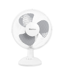 Вентилятор Blackton Bt F1121 Белый_Серый (настольн. 30 Вт, диам рещётки 27 см, 2 скорости) 1шт/уп
