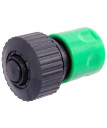 Соединитель Park HL030 3/4" с аквастопомСадовый инвентарь оптом. Лейки оптом с доставкой по РФ. Садовые лейки оптом.