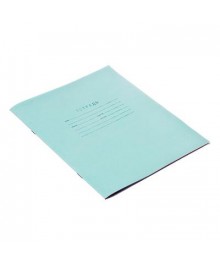 Тетрадь школьная 12л. в клетку, блок №2, зеленая обл., скрепка, 012ту13с5 (по200шт!)