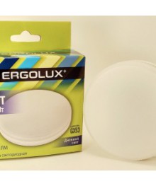 Эл. лампа светодиодная Ergolux LED-GX53-9W-GX53-6K (9Вт GX53 4500K 172-265В, аналог  Вт)