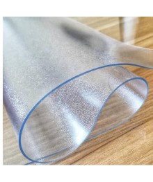 Клеенка GRACE силикон-прозрачная 1х20 м 0,8 мм кристал с тиснением  E1-08-100