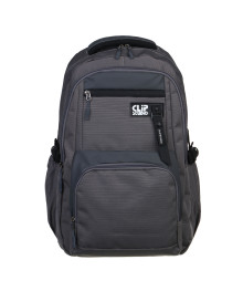 Рюкзак универсальный 45x30x20см, 2 отд., 4 карм., сетчатая спинка, ручка, фактурный ПЭ, серый