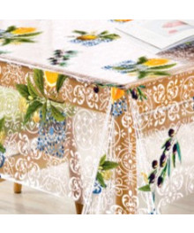 Клеенка GRACE CJ-6579-5T прозрачная, пвх-без основы, 1,37х30м (+-3см)