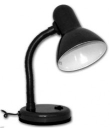 Светильник настол.Camelion KD-301 черный (Е27, 230)V/60W)том со склада в Новосибирске. Большой каталог настольных светильниковCamelion оптом по низкой цене.