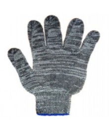 Перчатки х/б 10кл/5нити  серые без ПВХ /10/250 пар/ой каталог перчаток оптом со склада в Новосибриске. Перчатки оптом с доставкой по Дальнему Востоку.