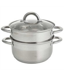 Пароварка Webber BE-0210 нерж.сталь d=20*cm, 5 литров, 2 уровня (4)