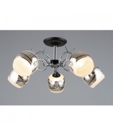 Люстра потолочная эконом 1063/5 CH BK (4) (1)