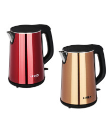 Чайник LEBEN 291-112, 1,8 л, 1800Вт, металл, тройная стенка, бесшовная колба, 220-240В