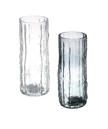 Ваза стеклянная, 9x24см, 2 цвета