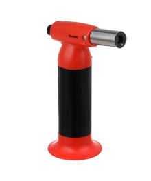 Горелка газовая портативная ЕРМАК с пьезорозжигом, встроенный, широкое сопло, 15,5x11,5х6,2см