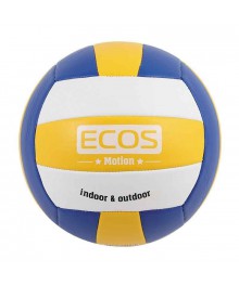 Мяч волейбольный ECOS MOTION VB103 (№5, 3-цвет., машин.сшивка, ПВХ)м со склада в Новосибирске. Ролики оптом со склада в НСК. Большой каталог роликов оптом по низкой ц