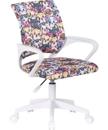 Кресло детское комп Fiesta принт Коты,ткань,класс1 DEFENDER