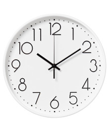 Часы настенные СН 3017 - 009 круг d=30см, корпус белый, "Классика" (10)