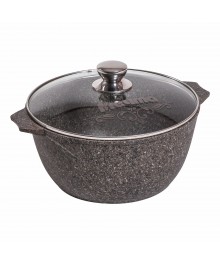 Мечта Кастрюля литая 3л АП Premium Mokkо со стекл крышкой арт 43902 (6) доставкой - Новосибирск, Новокузнецк, Горно-Алтайск. Низкие цены, большой ассортимент посуды оптом