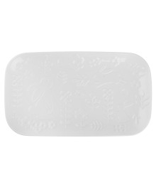 Зайчик Блюдо прямоугольное 25,3х15х2,5см, фарфор