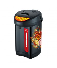 Термопот Добрыня DO-487 (4,0л) ХОХЛОМА оптом. Большой каталог термопотов Дельта, Василиса, Магнит, Ирит оптом с доставкой в Новосибирске.