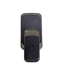 Звонок С03 чёрный беспроводной (от сети, кнопка от бат. 1*2032) IP66