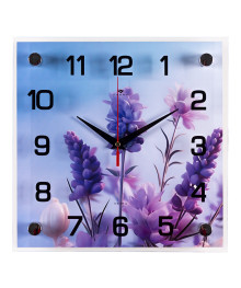 Часы настенные СН 2525 - 055 Полевые цветы квадратные (25x25) (10)