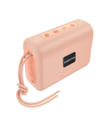 Колонка портативная с BLUETOOTH BOROFONE BR18 Розовый, 5W, 500mAh, 100х78х40 мм