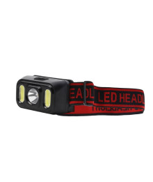 Фонарь Camelion LED 53417 (фонарь налоб, акк 3,7В, черный, XPE+2 x COB, 3 Вт, 5 реж, Type-C, бокс)