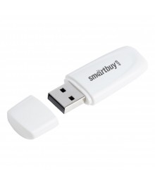 USB2.0 FlashDrives32 Gb Smart Buy Scout White (SB032GB2SCW)овокузнецк, Горно-Алтайск. Большой каталог флэш карт оптом по низкой цене со склада в Новосибирске.