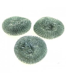 Губка Набор 3 шт VETTA, металл, 20гр, 12шт/уп (441-018)Губки для мытья посуды оптом с доставкой по России.