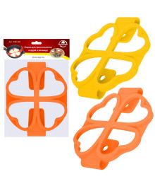 Форма для яичницы и оладий, силикон, VL80-218