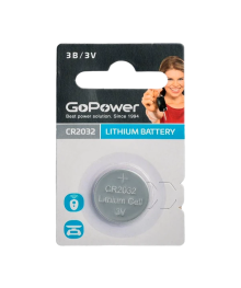 Бат CR-2032 GoPower BL1 Lithium 3V (1/50/2000)