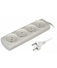 Удлинитель сетевой Volsten Si 4 x 1,5     (4 гнезда, 1,5 метра,1300Вт, ШВВП)   6А (уп.30)