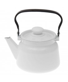 Чайник Стальэмаль 2,3л светлый с пластм. кнопкой, С42714.3 (4/уп)Посуда эмалированная оптом Сталь Эмаль. Эмалированные кастрюли оптом.