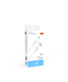 Кабель USB - 8pin BY Balance, 12Вт, 1 м, 2.4A, PVC, белый