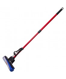 Швабра отжимная MopP-06 с насадкой ПВАВостоку. Тряпка для пола оптом по низкой цене. Рыжий кот для уборки оптом со склада в Новосибриске.